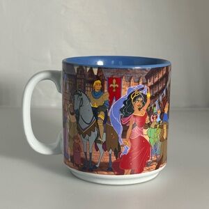 Disney Store Hunchback Of Notre Dame Coffee Cup Mug 90’s Esmeralda Vintage